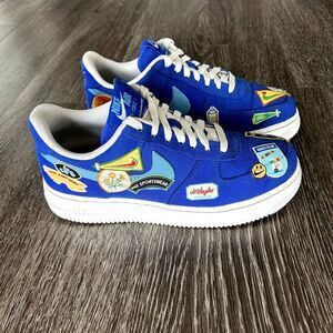EUC Nike Air Force 1 Low ’07 PRM LA Patched Up Anniversary Sneakers Size 8 Women